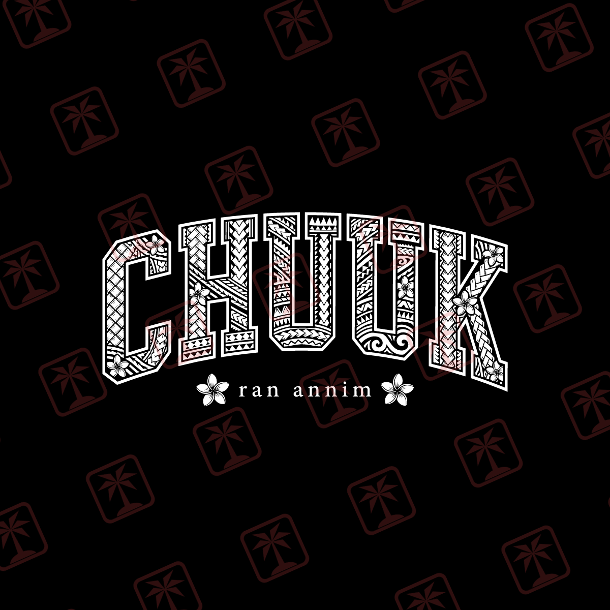 Chuuk — tribal island SVG cut file