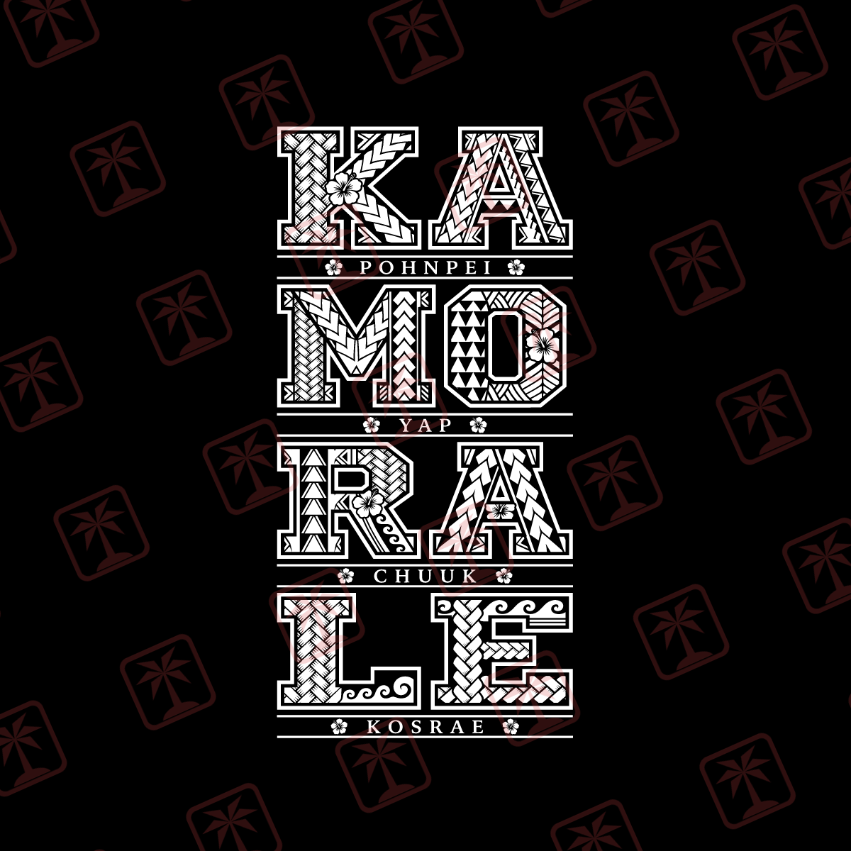 Kamorale — tribal island SVG cut file