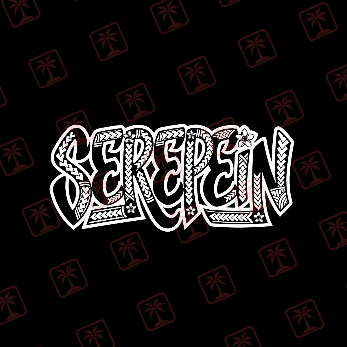 Serepein — tribal island SVG cut file