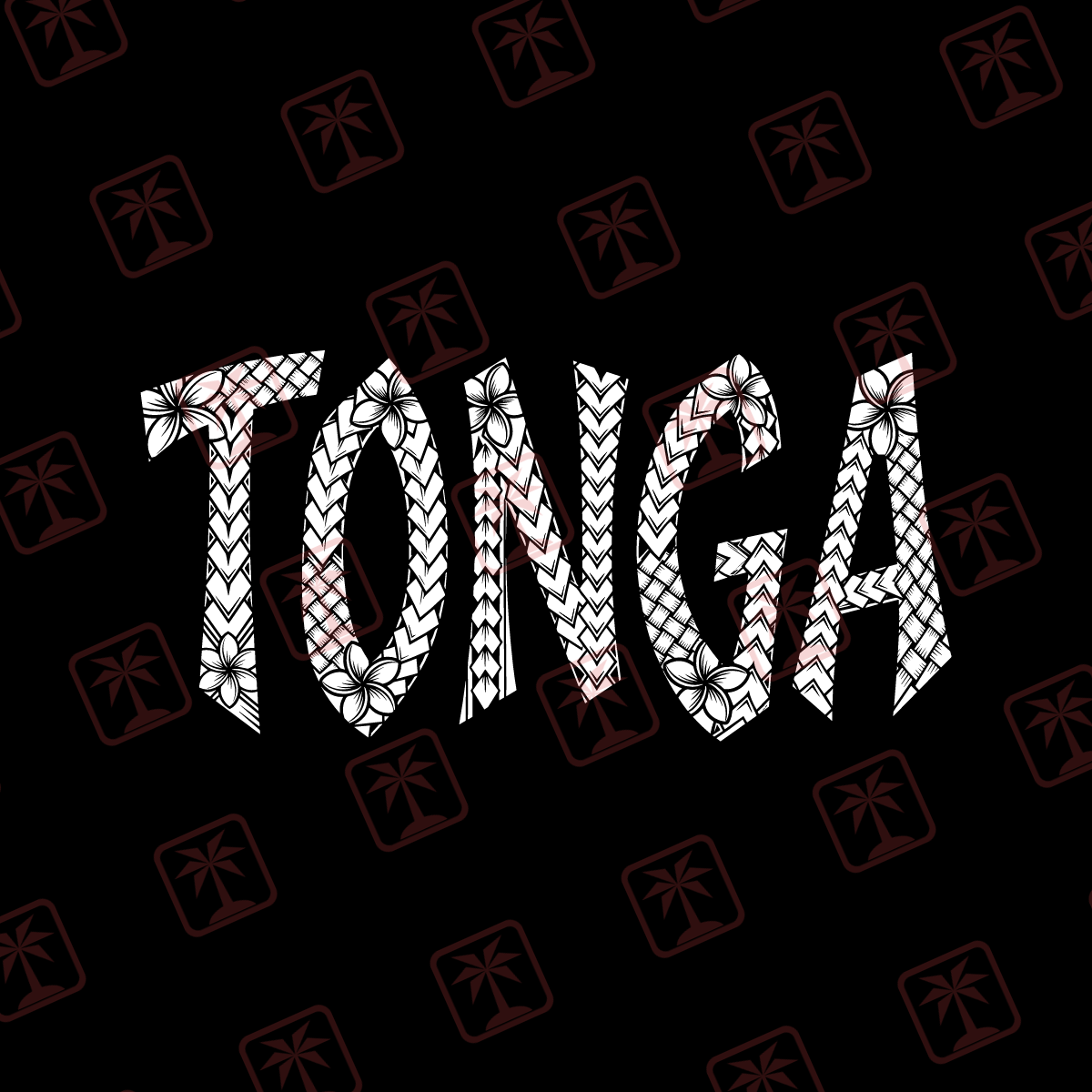 Tonga — tribal island SVG cut file