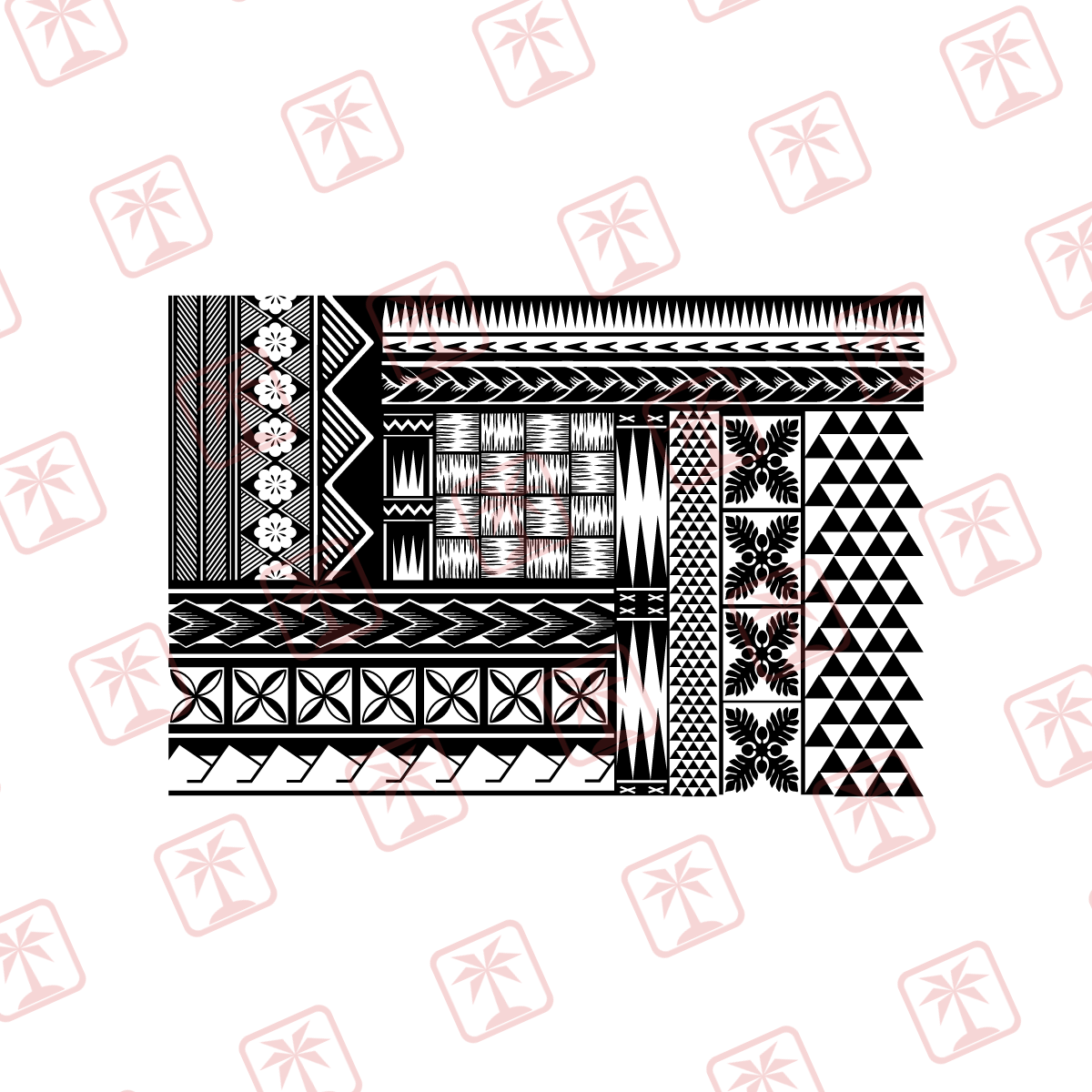Tribal Pattern Sheet — tribal island SVG cut file
