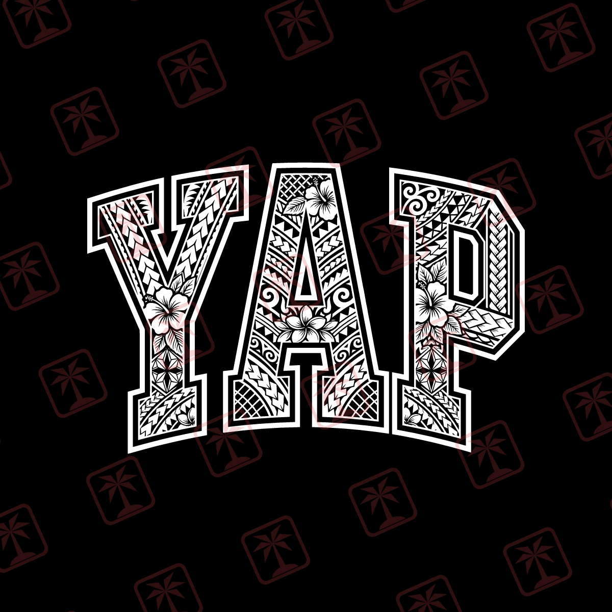 Yap — tribal island SVG cut file